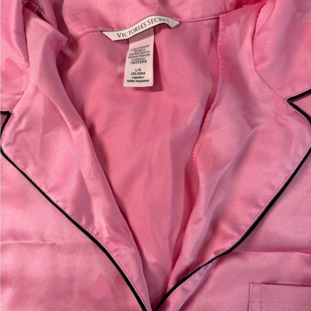 Victoria's Secret Pink Satin Pajamas - Picture 2 of 2